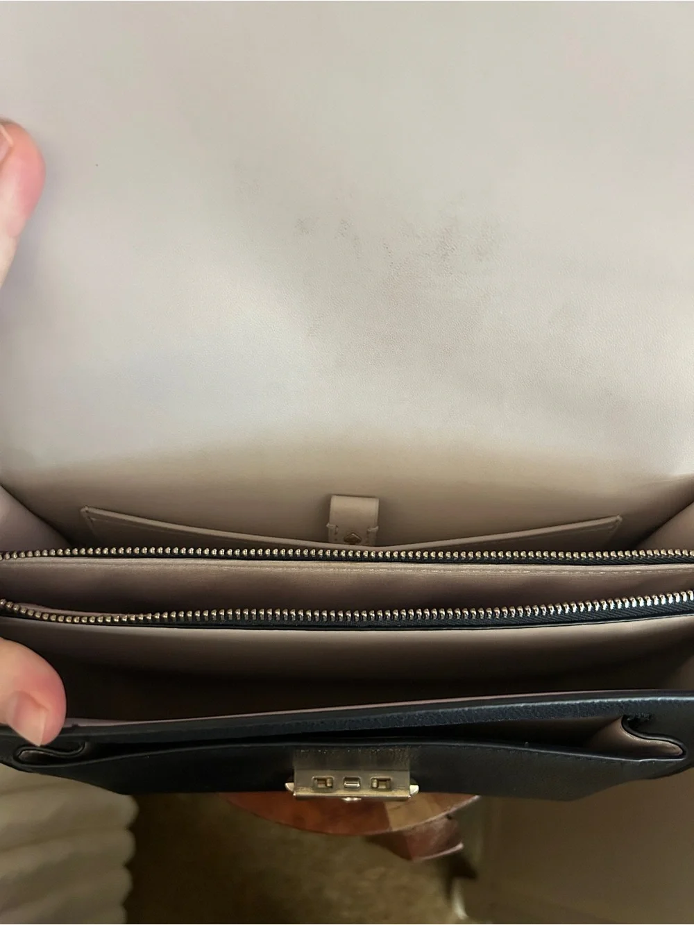 kate spade Black Leather Shoulder Bag with Top Handle